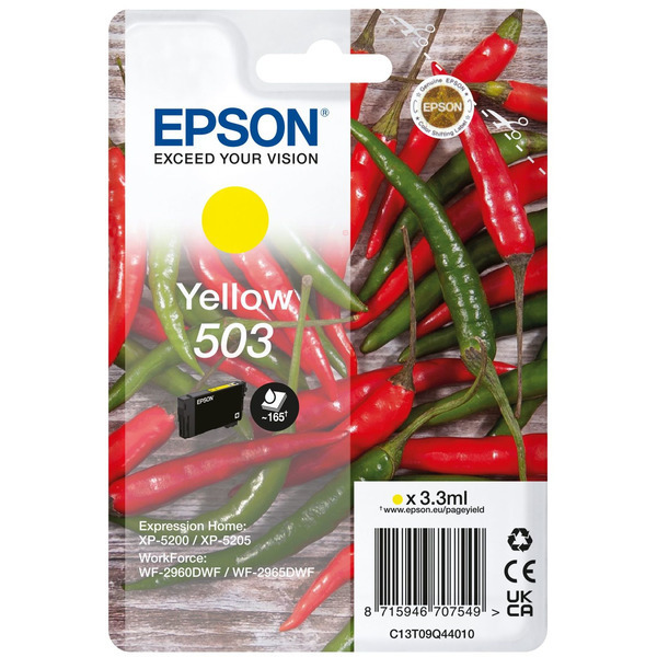 Original Epson Tinte C13T09Q44010 / 503 / C13T09Q44010 gelb für C13T09Q44010
